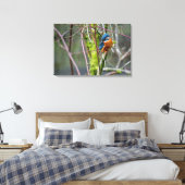 Kingfisher Canvas Afdruk (Insitu (Slaapkamer))