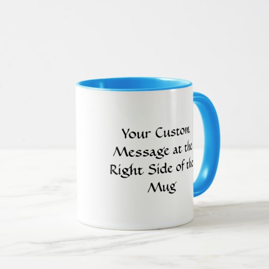 Kingfisher Crest over Tartan Mok (Voorkant rechts)