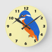 Kingfisher Design Ronde Klok (Voorkant)