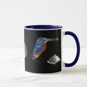 KINGFISHER, Electric Blue, Black Mok