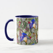 Kingfisher en Native Australian Flowers Mok (Links)