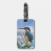 Kingfisher en Willow Bagagelabel (Achterkant verticaal)