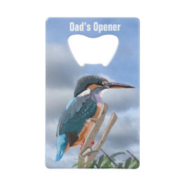Kingfisher en Willow bewerkbaar Kredietkaart Flessenopener