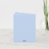Kingfisher en Willow editable Father's Day Kaart (Achterkant)