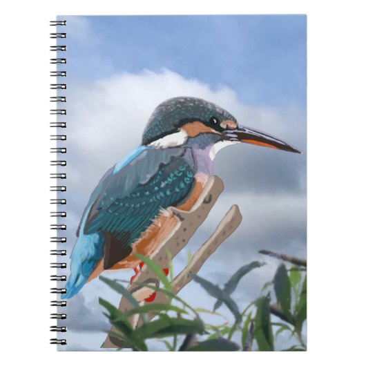 Kingfisher en Willow Notitieboek (Voorkant)