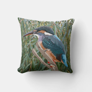 Kingfisher en Willow Rechts Sierkussen