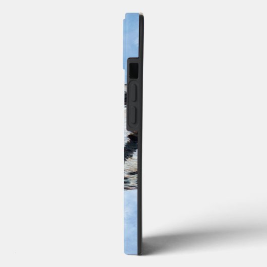 Kingfisher et macaron iPhone 13 coque (Verso / Gauche)