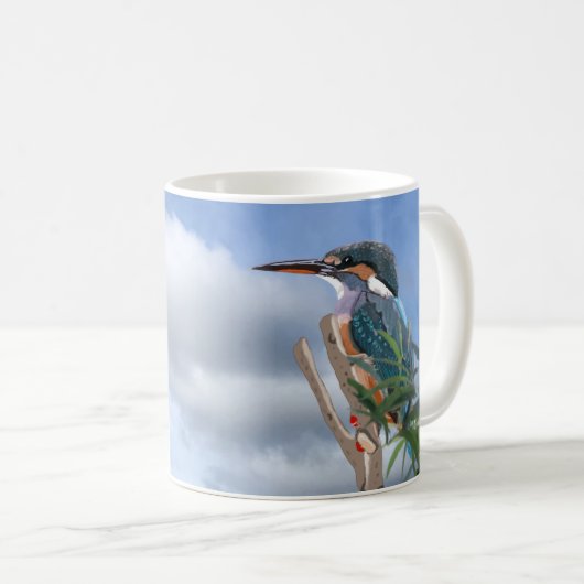 Kingfisher et Willow Coffee Mug (Devant droit)