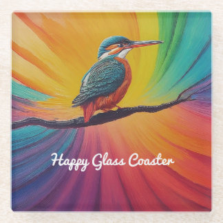 Kingfisher Happy Glazen Onderzetter