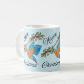Kingfisher plongée Christmas Coffee Mug (Devant gauche)