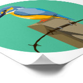Kingfisher Poster (Hoek)