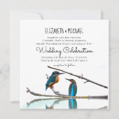Kingfisher renoue avec les invitations de mariage (Devant)