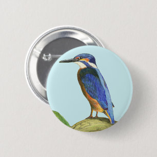 Kingfisher Ronde Button 5,7 Cm