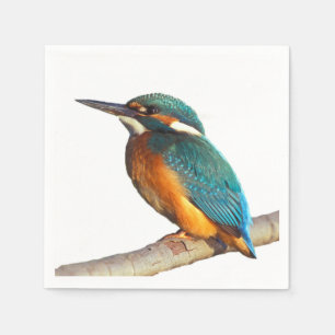 "Kingfisher" serviettes en papier design