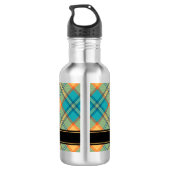 Kingfisher Tartan Bouteille en acier inoxydable (Dos)