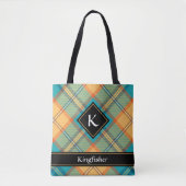 Kingfisher Tartan Canvas tas (Voorkant)