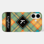 Kingfisher Tartan Case-Mate iPhone Case (Achterkant (horizontaal))