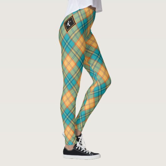 Kingfisher Tartan Leggings (Droite)