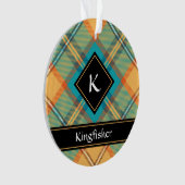 Kingfisher Tartan Ornement (devant)