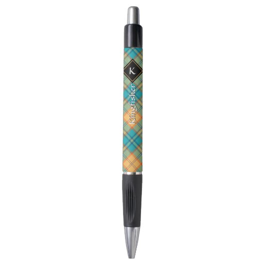 Kingfisher Tartan Pen (Voorkant Verticaal)