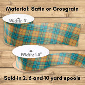 Kingfisher Tartan Satin Lint