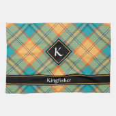 Kingfisher Tartan Serviette de cuisine (Horizontal)