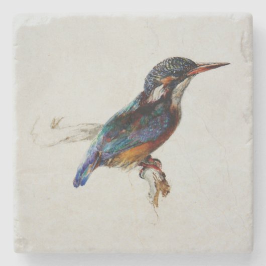Kingfisher (van John Ruskin) Stenen Onderzetter (Voorkant)
