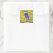 Kingfisher Vierkante Sticker (Tas)