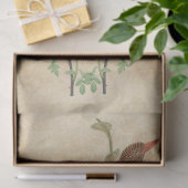  Kingfisher Vogel en Rozen Weefselpapier Tissuepapier (Geschenk)