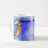 Kingfisher Vogel Mok (Voorkant links)