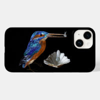 KINGFISHER, ZEE SHELL EN PEARL Electric Blue, Blac