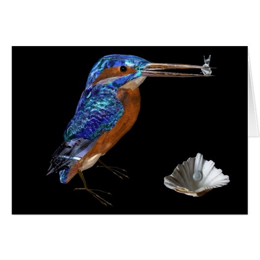 KINGFISHER, zwart (Voorkant Horizontaal)