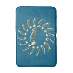 Kingfishers Circle Badmat