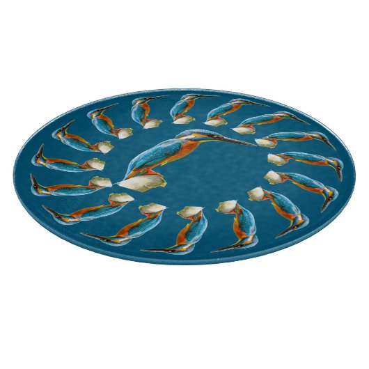 Kingfishers Circle Snijplank (Hoek)