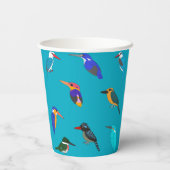 Kingfishers  papieren bekers (Achterkant)