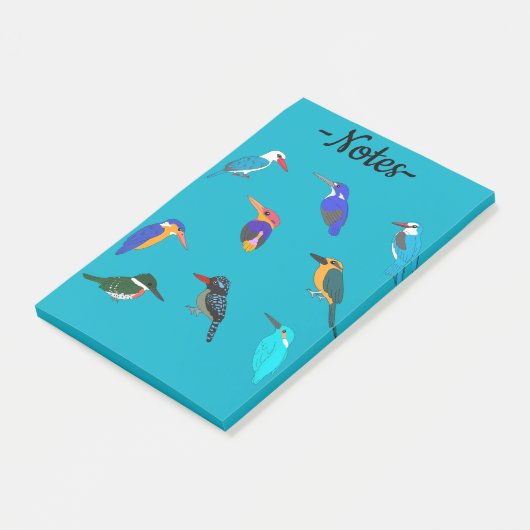 Kingfishers Post-it® Notes (Schuin)