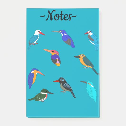 Kingfishers Post-it® Notes (Voorkant)