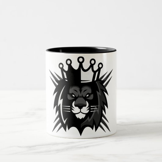 KingLand ∞ Majesté du Lion - Tasse à Deux Couleurs (Centre)