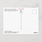 Kingman, Arizona 1943 Briefkaart (Achterkant)