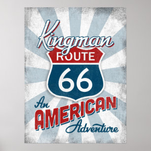 Kingman Route 66  America Arizona Poster