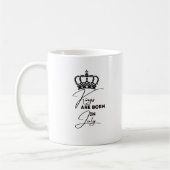 Kings Are Born in July – Birthday Mug for Men (Gauche)