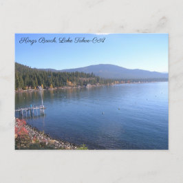 Kings Beach Lake Tahoe Ca Briefkaart