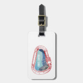 Kings Canyon Klim Carabiner Bagagelabel (Voorkant verticaal)