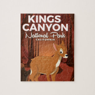 Kings Canyon nationaal park Californië Legpuzzel
