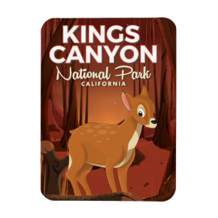 Kings Canyon Nationaal Park Californië Magneet
