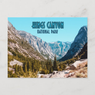 Kings Canyon National Park California  Briefkaart