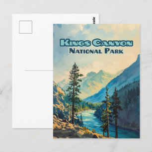 Kings Canyon National Park California Briefkaart