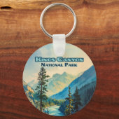 Kings Canyon National Park California  Sleutelhanger (Achterkant)