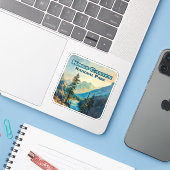 Kings Canyon National Park California  Sticker (Laptop met iPhone)