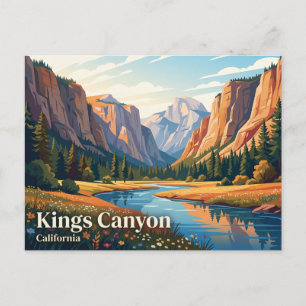 Kings Canyon National Park Californië Briefkaart